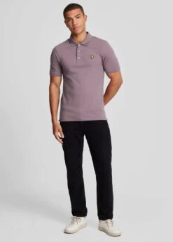Lyle & Scott Plain Polo Shirt Highland Mauve -Casa Moda Store lyle scott plain polo shirt highland mauve northern ireland belfast lisburn 176