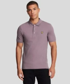 Lyle & Scott Plain Polo Shirt Highland Mauve -Casa Moda Store lyle scott plain polo shirt highland mauve northern ireland belfast lisburn 902