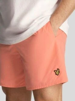 Lyle & Scott Plain Swim Shorts Coral Stand -Casa Moda Store lyle scott plain swim shorts coral stand northern ireland belfast lisburn 719