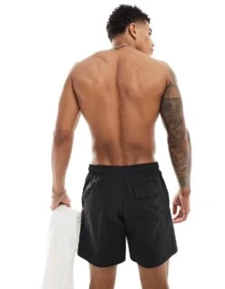 Lyle & Scott Plain Swim Shorts Jet Black -Casa Moda Store lyle scott plain swim shorts jet black northern ireland belfast lisburn 983