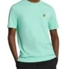 Lyle & Scott Plain T-Shirt Aquamarine -Casa Moda Store lyle scott plain t shirt aquamarine northern ireland belfast lisburn 639