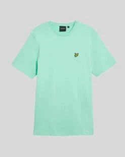 Lyle & Scott Plain T-Shirt Aquamarine -Casa Moda Store lyle scott plain t shirt aquamarine northern ireland belfast lisburn 875