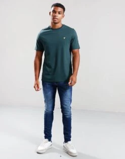 Lyle & Scott Plain T-Shirt Argyle Teal -Casa Moda Store lyle scott plain t shirt argyle teal northern ireland belfast lisburn 104