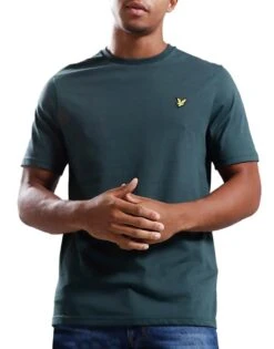 Lyle & Scott Plain T-Shirt Argyle Teal