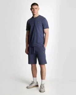 Lyle & Scott Plain T-Shirt Cool Indigo -Casa Moda Store lyle scott plain t shirt cool indigo northern ireland belfast lisburn 533