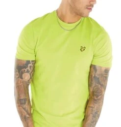 Lyle & Scott Plain T-Shirt Vibrant Kiwi -Casa Moda Store lyle scott plain t shirt vibrant kiwi northern ireland belfast lisburn 139
