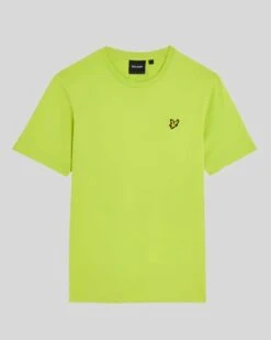 Lyle & Scott Plain T-Shirt Vibrant Kiwi -Casa Moda Store lyle scott plain t shirt vibrant kiwi northern ireland belfast lisburn 634