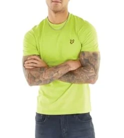Lyle & Scott Plain T-Shirt Vibrant Kiwi