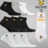 Lyle & Scott Ross 3 Pack Trainer Socks - White, Black, Multi 7-11 UK -Casa Moda Store lyle scott ross 3 pack trainer socks white black multi 7 11 uk northern ireland 307