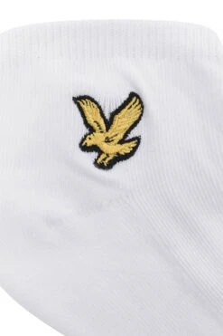 Lyle & Scott Ross 3 Pack Trainer Socks - White, Black, Multi 7-11 UK -Casa Moda Store lyle scott ross 3 pack trainer socks white black multi 7 11 uk northern ireland 458