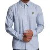 Lyle & Scott Shepherd Check Shirt Crafted Blue/White -Casa Moda Store lyle scott shepherd check shirt crafted blue white northern ireland belfast lisburn 149