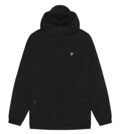 Lyle & Scott Zip Through Hooded Jacket Black -Casa Moda Store lyle scott zip through hooded jacket black northern ireland belfast lisburn 601