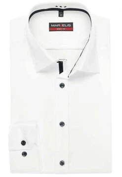 Marvelis 7579/64 Long Sleeve Body Fit Formal Shirt White