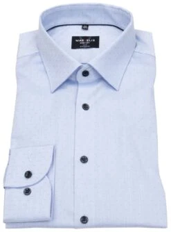 Marvelis Body Fit Shirt 7508/64/11 Blue With Dots