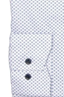 Marvelis Modern Fit Shirt Long Sleeve Dress Shirt Pattern White/Blue -Casa Moda Store marvelis modern fit shirt long sleeve dress pattern white blue northern ireland belfast 555