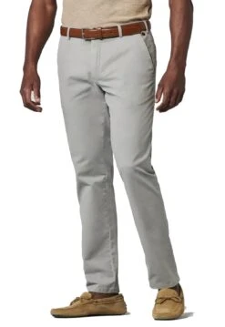 Meyer Mens Chino Trousers New York 1-5054/05 Grey/Beige
