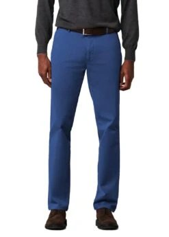 Meyer Mens Chino Trousers Rio Luxury Cotton 1-3011/17 Blue