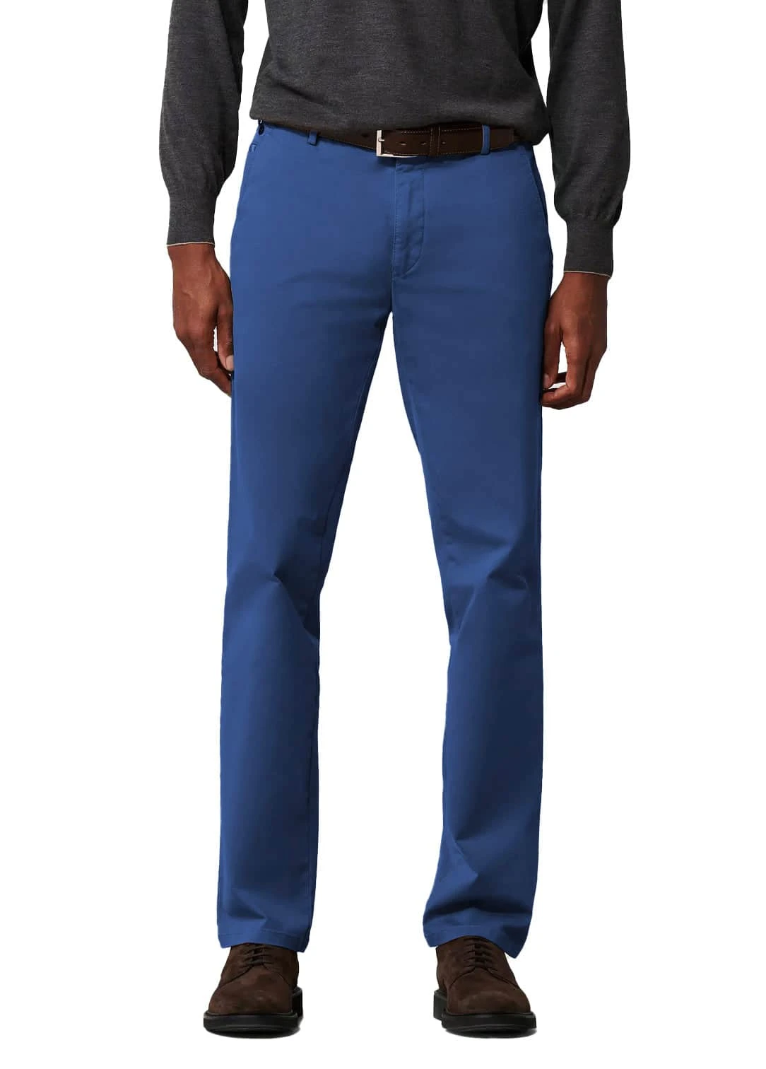Meyer Mens Chino Trousers Rio Luxury Cotton 1-3011/17 Blue 3 Meyer Mens Chino Trousers Rio Luxury Cotton 1-3011/17 Blue