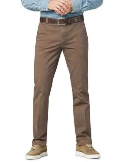 Meyer Men's Chino Trousers Roma Cotton 9-316/35 Stone Brown