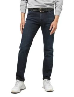MEYER Men's Jeans M5 Regular Fit 9-6209 Stretch Denim Navy