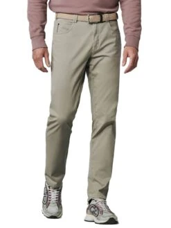 Meyer Mens New York Chino Trousers Beige