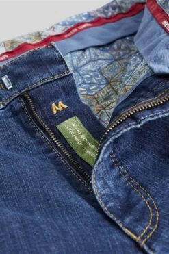 Meyer Men's Roma T400 Core Spun Denim Straight Leg Jeans Blue Stone -Casa Moda Store meyer mens roma t400 core spun denim straight leg jeans blue stone northern ireland 542