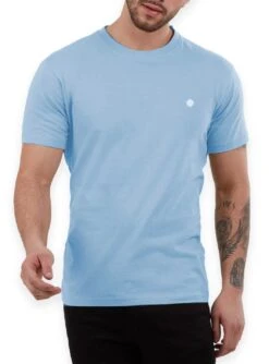 Mish Mash Men's Adaman Regular Fit T-Shirt Sky Blue