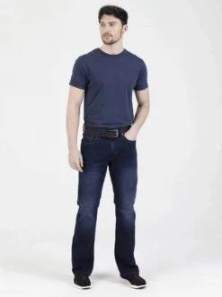Mish Mash Men's Jeans Bootcut 1941 Mustang Blue/Black -Casa Moda Store mish mash mens jeans bootcut 1941 mustang blue black northern ireland belfast lisburn 981