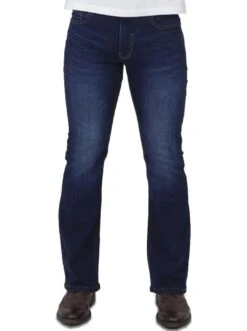 Mish Mash Men's Jeans Bootcut 1941 Reece Mid Wash Blue