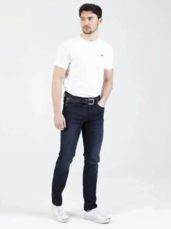 Mish Mash Mens Jeans Mirage Tapered Fit Blue/Black -Casa Moda Store mish mash mens jeans mirage tapered fit blue black northern ireland belfast lisburn 134