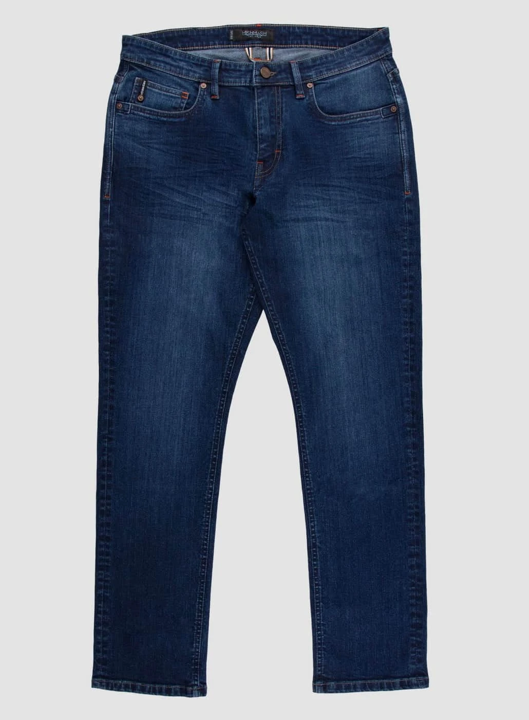 Mish Mash Mens Jeans Straight Leg 1987 Gabbro Dark Blue 4 Mish Mash Mens Jeans Straight Leg 1987 Gabbro Dark Blue - Image 2