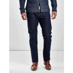 Mish Mash Vintgae Ink Raw Denim Straight Leg Jeans