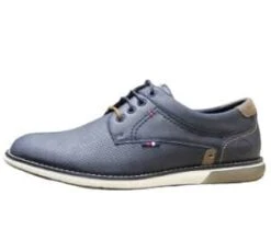 Ninety78 Mens Pepper Punched Casual Shoes Navy