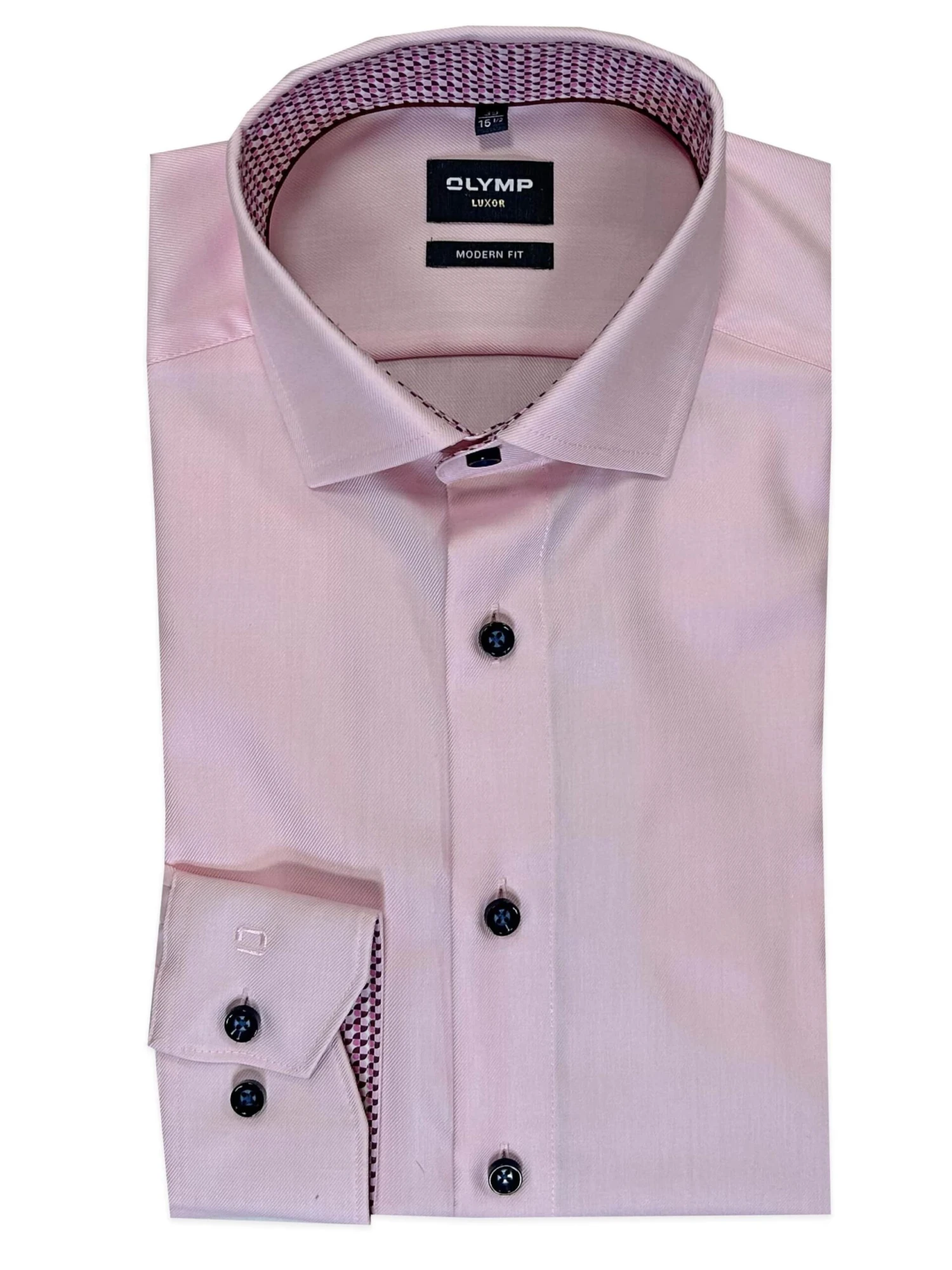 Olymp Mens Shirt Modern Fit Luxor 2810/37/30 Pink 3 Olymp Mens Shirt Modern Fit Luxor 2810/37/30 Pink