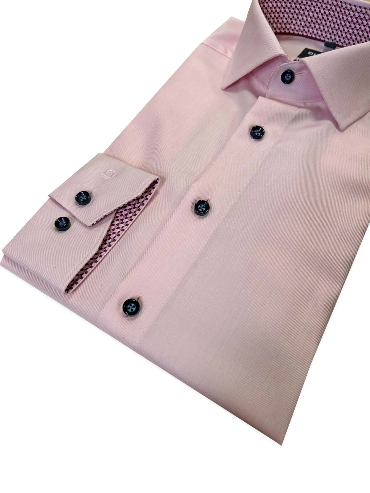 Olymp Mens Shirt Modern Fit Luxor 2810/37/30 Pink 5 Olymp Mens Shirt Modern Fit Luxor 2810/37/30 Pink - Image 3