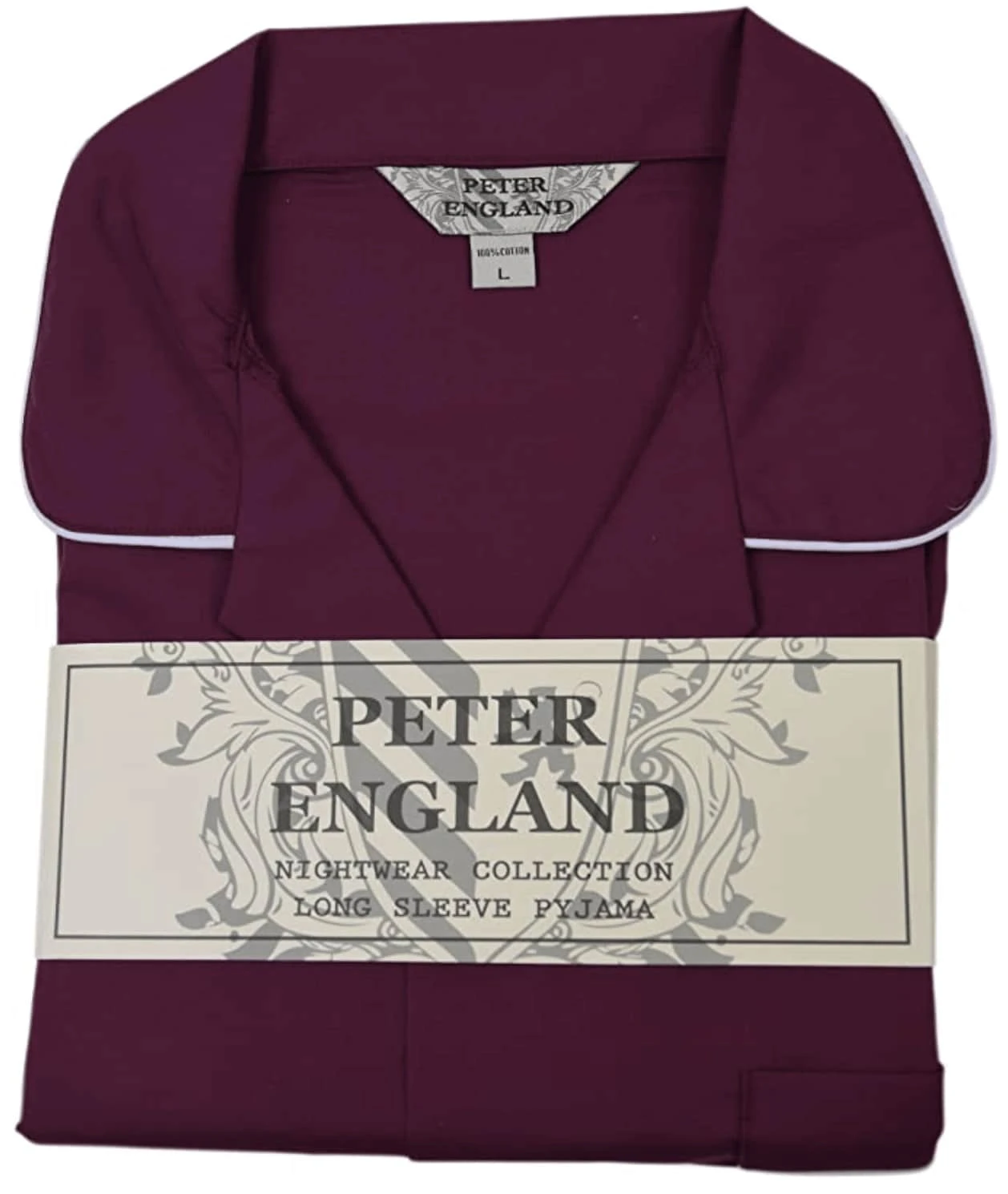 Peter England Plum Pyjama Set 4 Peter England Plum Pyjama Set - Image 2