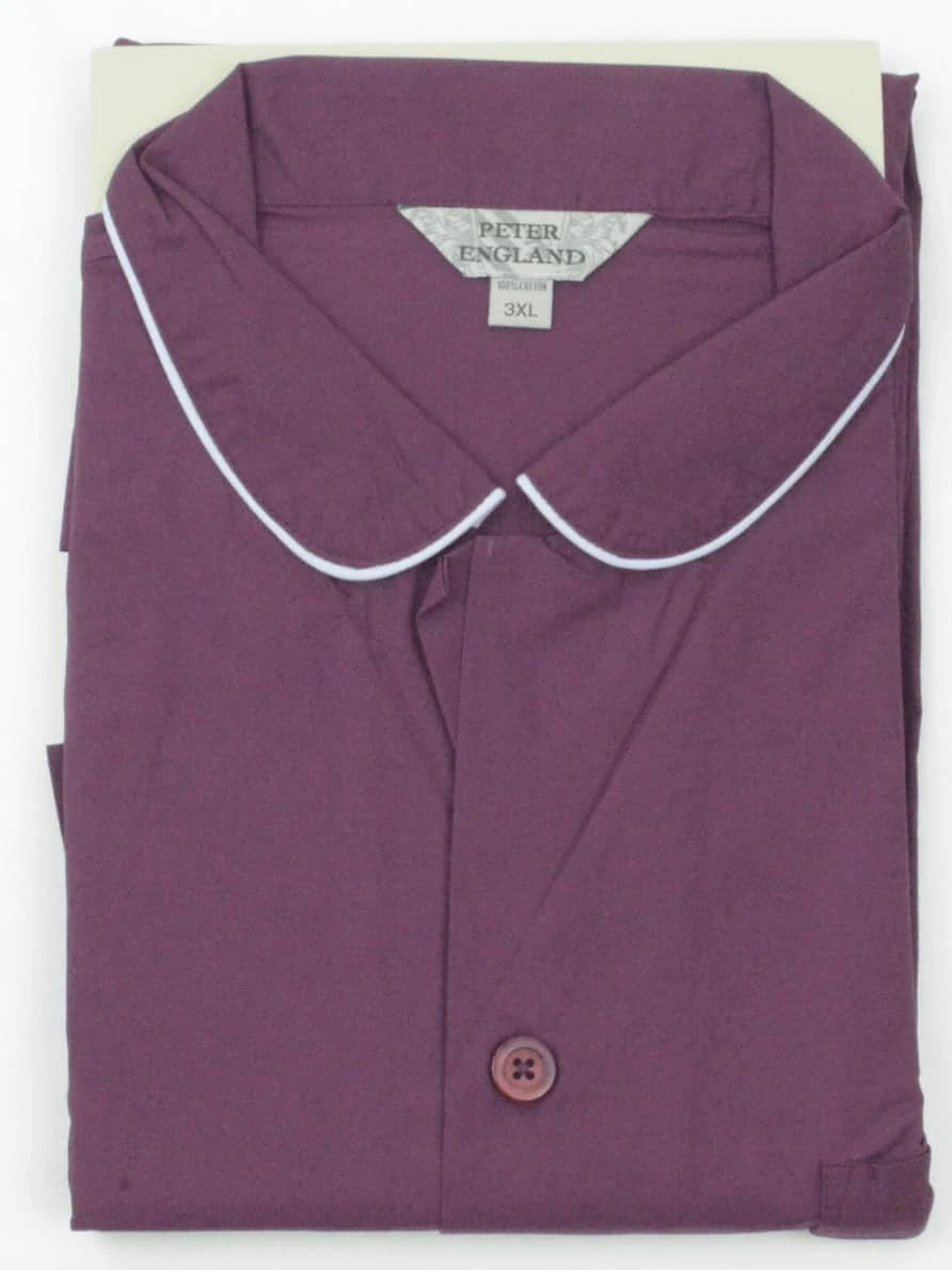 Peter England Plum Pyjama Set 5 Peter England Plum Pyjama Set - Image 3