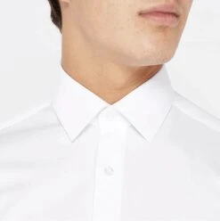 Remus Uomo Dress Shirt 18300 01 Tapered Fit Long Sleeve White -Casa Moda Store remus uomo dress shirt 18300 01 tapered fit long sleeve white northern ireland belfast 219