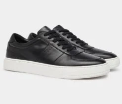 Remus Uomo Enrico Leather Sneaker Shoes Black -Casa Moda Store remus uomo enrico leather sneaker shoes black northern ireland belfast lisburn 211