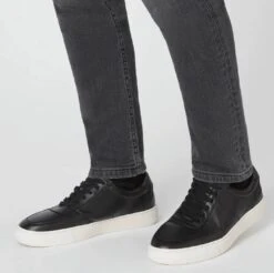 Remus Uomo Enrico Leather Sneaker Shoes Black -Casa Moda Store remus uomo enrico leather sneaker shoes black northern ireland belfast lisburn 285