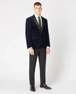 Remus Uomo Men's Monti Slim Fit Velvet Tuxedo Jacket Navy -Casa Moda Store remus uomo mens monti slim fit velvet tuxedo jacket navy northern ireland belfast lisburn 620