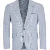 Remus Uomo Mens Tapered Fit Blazer Jacket Blue