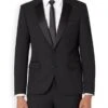 Remus Uomo Men's Tuxedo Jacket Tapered Fit Paco 12163/00 Black