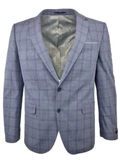 Remus Uomo Pablo Suit 22210/27 Blue Check