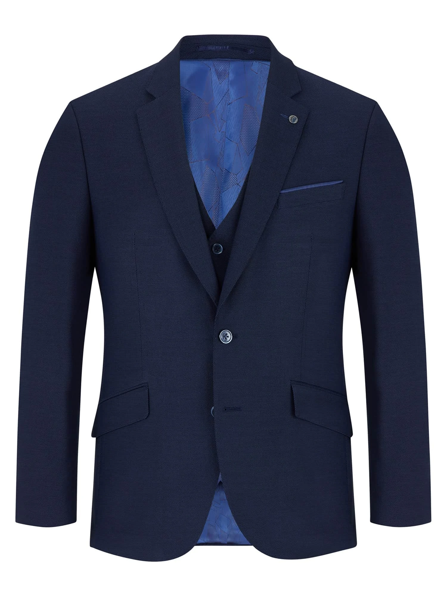 Remus Uomo Palucci 3 Piece Suit 31765/28 Blue 3 Remus Uomo Palucci 3 Piece Suit 31765/28 Blue