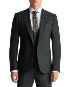 Remus Uomo Peppe Tapered Fit Mix & Match Suit Dark Green