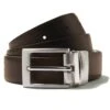 Remus Uomo Reversible Leather Belt Dark Brown/Black -Casa Moda Store remus uomo reversible leather belt dark brown black northern ireland belfast lisburn 516