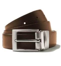 Remus Uomo Reversible Leather Belt Tan/Black