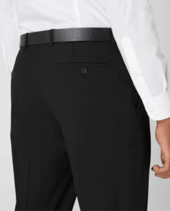 Remus Uomo Tapered Fit Formal Trousers Black -Casa Moda Store remus uomo tapered fit formal trousers black northern ireland belfast lisburn 202