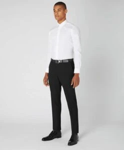 Remus Uomo Tapered Fit Formal Trousers Black -Casa Moda Store remus uomo tapered fit formal trousers black northern ireland belfast lisburn 746